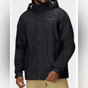 Marmot Dark Gray Hooded Raincoat